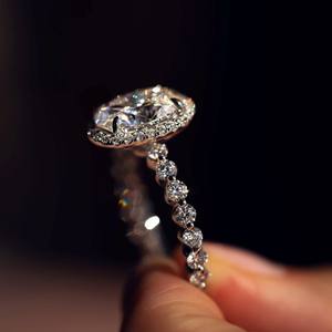 Bague de fiançailles en diamant naturel taillé ovale 3 CT certifiée IGI pour femme F/VS1 bijoux pour anniversaire de mariage cadeau parfait pour elle - Product Image 2