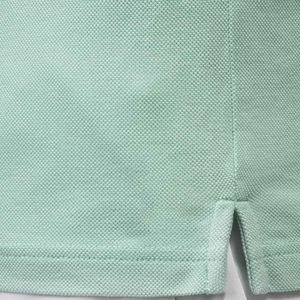 เสื้อถักสำหรับผู้ชายแขนสั้นคอปก, 210gsm ผ้าฝ้าย100% ปิเก้คอปกแบบลำลอง - Product Image 4