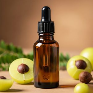 1kg Organic <b>Indian</b> Gooseberry Infused Pure Amla Seed <b>Oil</b> Cold Pressed Carrier <b>Oil</b> for Long <b>Hair</b> Growth Skin Care Bulk Supplier - Product Image 1