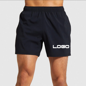 Short de gymnastique pour hommes, taille élastique, Jogging, vente en gros, Logo personnalisé, short de gymnastique pour hommes, short d'entraînement, de course - Product Image 3