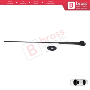เสาอากาศหลังคา BSP1098 พร้อมฐานยึดแบบก้านวิป M5 5 มม. สำหรับ Transit Custom Tourneo Connect Fiesta MK6 B Max EcoSport 9T1T18828AA - Product Image 3