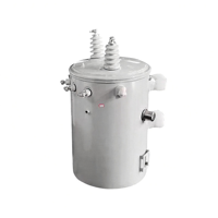 Transformateur monophasé monté sur poteau 11KV 15KV 10KVA 15KVA 20KVA 25KVA 37.5KVA 50KVA 75KVA 100KVA Prix des transformateurs MT et HT