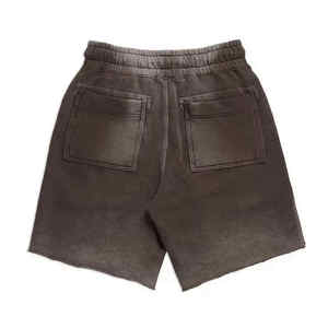 Custom Blank Street Style Acid Wash Premium 100% Cotton Sweat <b>Shorts</b> Premium Quality With Draw String Sweat <b>Shorts</b> - Product Image 5
