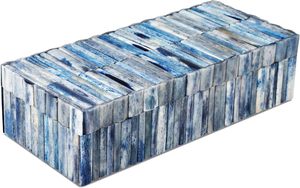 Blatant xuất khẩu 'độc đáo Ấn Độ Thiết kế phổ biến hộp nhựa màu xanh xương Inlay cho đám cưới như đồ trang sức Tặng hộp - Product Image 4