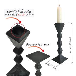 Aluminium Cast European Style Candlestick Holder <b>Set</b> of 2 & 3 Classy For <b>Christmas</b> Wedding Festivals And Best <b>Gifting</b> Idea - Product Image 6