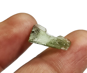 Cabujón suelto de moldavita Natural, piedra de moldavita Welo áspera, increíble moldavita pulida, regalo áspero para ella - Product Image 5