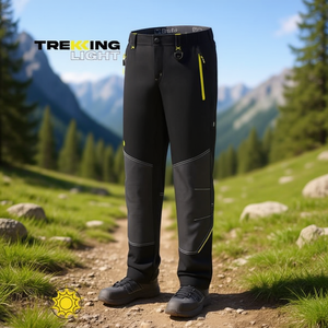 Stretch Fabric Work Trekking <b>Light</b> <b>Trousers</b> for Boys - Product Image 3