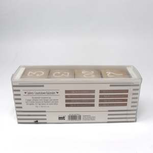 Minimalist Wooden Desk <b>Calendar</b> with Annual Countdown and Day Counter for Birthday Occasions - Product Image 1