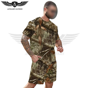 Trendy Realtree Camo Short Sets Breathable Stylish Outdoor & Urban Fashion OEM / ODM Custom Logo Realtree Camo Short Sets - Product Image 3
