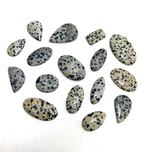 Hot Selling Dalmatian Jasper Worry Stone Hand Polished <b>Crystal</b> for Stress Relief and Healing Wholesale Thumb and Palm Stone - Product Image 1