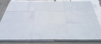 Marbre blanc de Carrare sablé antidérapant 20x20cm, petits échantillons pour pavés extérieurs et intérieurs, pour piscine et allée, fabriqué en Turquie, pour jardin