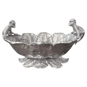 Tazón de aluminio fundido para decoración de cocina con construcción metálica resistente y duradera para uso diario en el hogar - Product Image 1