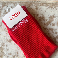 Vente en gros de chaussettes de sport décontractées en coton respirant, antibactériennes et antidérapantes, design équipe de baseball Go Phils Philly, fabriquées au Vietnam