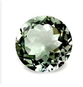 พลอยเทียมสีเขียวธรรมชาติเจียระไนแบบเหลี่ยมเพชรพลอย6มม. - Product Image 1