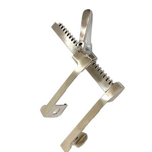 Écarteur de côtes manuel en acier inoxydable Burford Finochietto de 12 pouces personnalisé avec lame incurvée - ORTHO GENIX OG-46 - Product Image 2