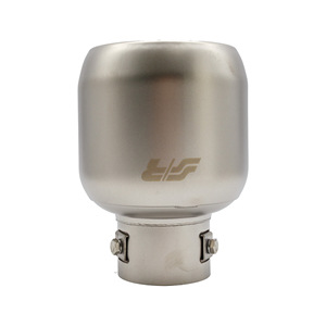 Terminal rond id 63mm en acier inoxydable satiné - Product Image 3