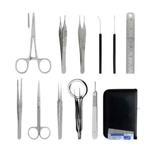 Kit de dissection d'oiseaux vétérinaires ensemble d'instruments d'anatomie aviaire en acier inoxydable Tube d'aspiration Frazier Instrument médical - Product Image 1