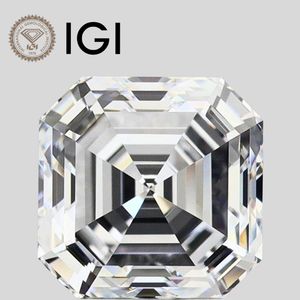 Diamante de Laboratorio Asscher de 5 Quilates, Color F, Claridad VS2, Certificado IGI, Corte Asscher, Suelto - Product Image 1