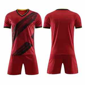 Uniforme de football pour hommes de couleur unie de fabricant professionnel à vendre/uniforme de football pour hommes sur mesure - Product Image 3