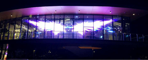 Pantalla LED transparente de fácil instalación para interiores/semi-exteriores, pantalla LED para publicidad en el centro comercial, en el exterior - Product Image 4