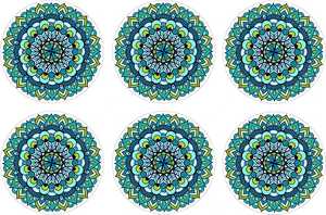 ที่รองแก้วชาทำด้วยมือทำจากไม้ MDF และถ้วยกาแฟทำจากอินเดียอุปกรณ์เสริมสำหรับเครื่องดื่มเรซิน - Product Image 2