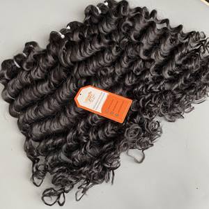 Producto superior 100% Paquetes de cabello humano vietnamita crudo de color natural virgen, cabello ondulado, estilo de cabello rizado - Product Image 1