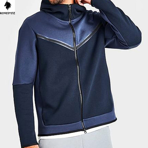 เสื้อมีฮู้ดแบบสวมหัวของผู้ชายผ้าเทอร์รี่ผ้าฝ้าย100% น้ำหนักเบาลายนูนทึบออกแบบได้ตามต้องการสำหรับฤดูหนาว - Product Image 3