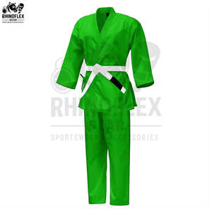 Nouveaux uniformes de karaté pour hommes ajustables et personnalisés, en coton respirant de haute qualité (tissu 280g), service OEM, vêtements d'arts martiaux - Product Image 3