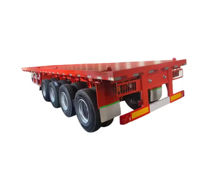 LISTO PARA ENVIAR: Semirremolque de Plataforma Plana de 4 Ejes, 40/45 Pies, Capacidad de 60-80 Toneladas - Product Image 2