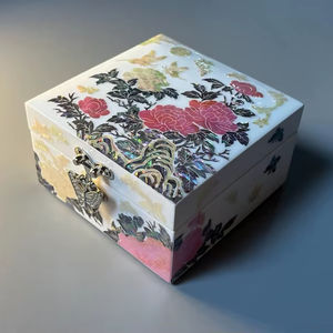 High Quality Wooden <b>Mother</b> <b>of</b> <b>Pearl</b> Inlay <b>Jewelry</b> Box Handmade Decorative Storage Organizer for <b>Jewelry</b> and Gift Items - Product Image 1
