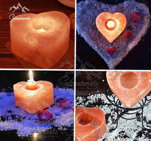 100% bougeoir de sel de l'Himalaya de qualité supérieure forme personnalisée 400g-600g artisanat naturel fabriqué au Pakistan - Product Image 6