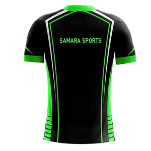 Camisetas deportivas personalizadas ecológicas para hombre, ropa deportiva sostenible, suministro de fábrica, camisa de juego impresa por sublimación - Product Image 4