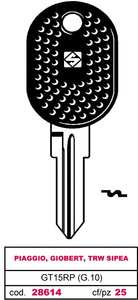 Clé de voiture Asc Gt15rp (g.Vak 0) Piaggio, Giobert, Trw Sipea - Product Image 1