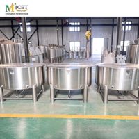 Usine de brasserie Kombucha clé en main 1000L petit système de brassage de thé Kombucha certifié UL/CE