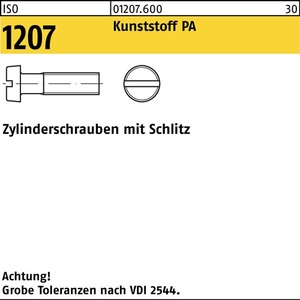 <b>Socket</b> Head Cap Screws ISO 1207 M4 X <b>35mm</b> Polyamide 200 Pieces - Product Image 1