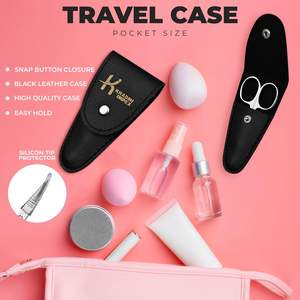 Ciseaux à cuticules de qualité supérieure, lames courbes en acier inoxydable multi-usages - Ciseaux de manucure pour ongles, sourcils, cils - Product Image 1