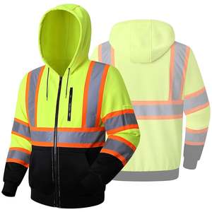 Fábrica por encargo Hi Vis Hoodie Construcción Alta visibilidad Trabajo Reflector Ropa para la venta - Product Image 1