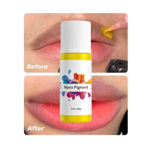 Pigmento de maquillaje permanente amarillo certificado CE Wenshen para tinta de <span class=keywords><strong>tatuaje</strong></span> de labios con MOQ pequeño - Product Image 1