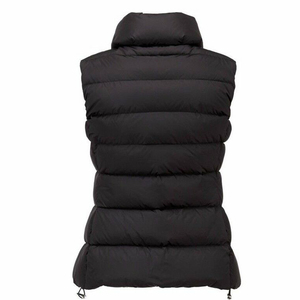 Veste sans manches d'hiver en gros, rembourrage matelassé, fermeture éclair, logo personnalisé, coupe-vent, décontractée, tricotée, à capuche, en coton, pour femmes, gilet d'équitation - Product Image 2