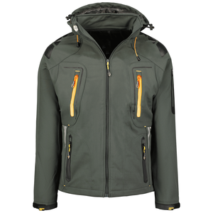 Chaqueta Softshell de invierno con cremallera duradera de tendencia para hombres, chaqueta Ultra única de ajuste relajado, transpirable y moderna para hombres - Product Image 5