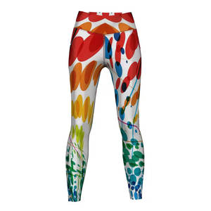 Leggings athlétiques sublimés personnalisés pour femmes pantalons de yoga extensibles taille haute pour le sport et la salle de sport étiquettes de marque personnalisées - Product Image 2