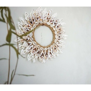 Colgante de pared bohemio de lujo hecho a mano para el hogar, decoración ecológica para casa de playa, Panel tejido de ratán, restaurantes de madera - Product Image 1