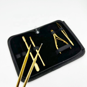 Kit de manucure pédicure robuste avec logo personnalisé Outils durables en acier inoxydable pour le soin des ongles et des pieds avec lame incurvée pour les doigts - Product Image 6