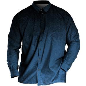 Camisa de franela de manga larga informal para hombre 2025, botón de alta calidad, diseño delgado, cierre de botón de bocina, transpirable para primavera - Product Image 2