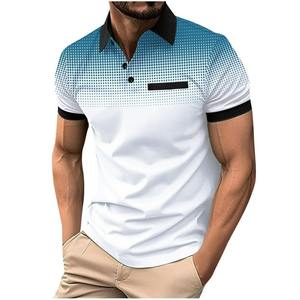 Dernier modèle de polos pour hommes en coton de haute qualité, respirant et fabriqué en usine pour les garçons. - Product Image 1