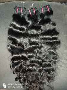 Extensions de cheveux humains vierges Remy de qualité supérieure Sushma Indian Single Drawn, tissage de cheveux, double trame, 95-105 g - Product Image 4