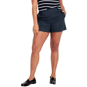 Pantalones cortos elásticos de tiro medio de alta calidad para mujer, pantalones cortos transpirables de 3 pulgadas con cremallera derecha para tarjetas y llaves - Product Image 5