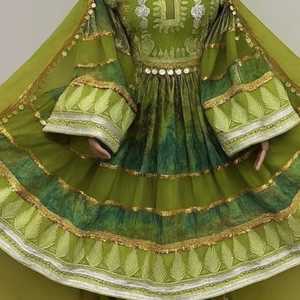 ชุดเดรสสไตล์อัฟกานิสถานสำหรับผู้หญิงชุดเดรสสไตล์อัฟกานิสถานใส่สบายน้ำหนักเบาขายดี - Product Image 3