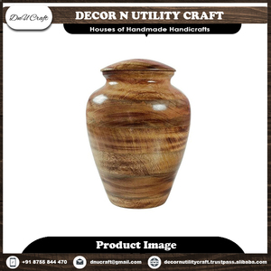 Rosewood Handcrafted Wooden Cremation <b>Urn</b> Personalized Decoration for Human and Pet Ashes for Funeral Services - Product Image 3