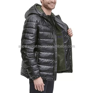 2024 High Quality Custom Lightweight Puffer <b>Jacket</b> for <b>Men</b> Casual Style Multi Colors Heating Feature Long Leather Closure Zipper - Product Image 3